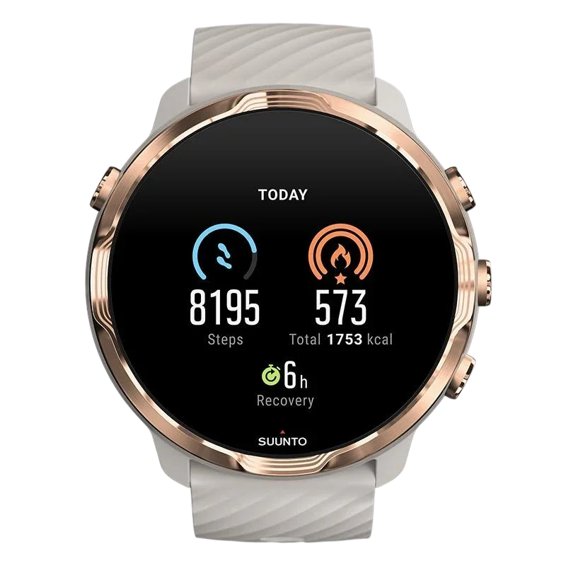いだ SUUNTO 7  サンドストーンロゼゴールド フィルム付 Suunto 7 Sandstone Rosegold - Versatile GPS sports watch and smart