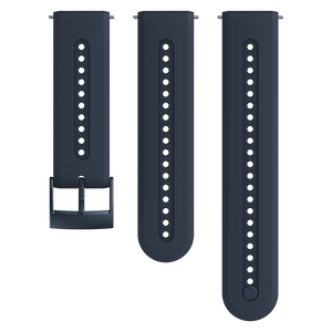 Suunto 24mm Athletic 7 Silicone Strap Granite Blue Size S+M Watch Band