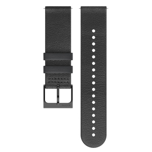 Suunto 22mm Urban 6 Leather Strap All Black M Watch Band