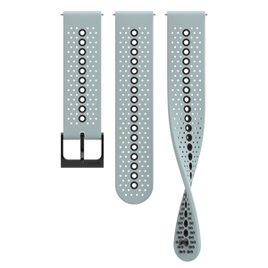 Suunto 22mm Athletic 1 Silicone Strap Ice Blue Black S+M Watch Band