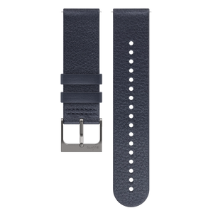 Suunto 22mm Urban 6 Leather Strap Granite Blue M Watch Band