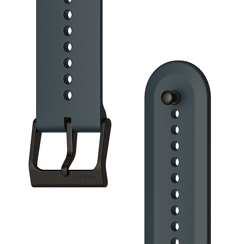 Suunto 22mm Urban 7 Silicone Strap Cave Green Size S Watch Band