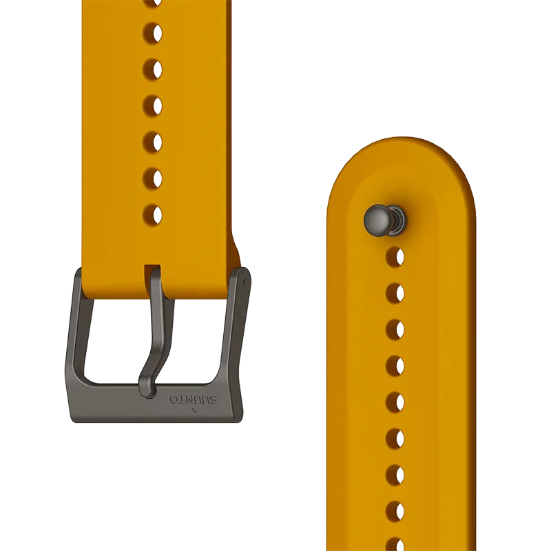 Suunto 22mm Urban 7 Silicone Strap Ochre Size S - SUUNTO US
