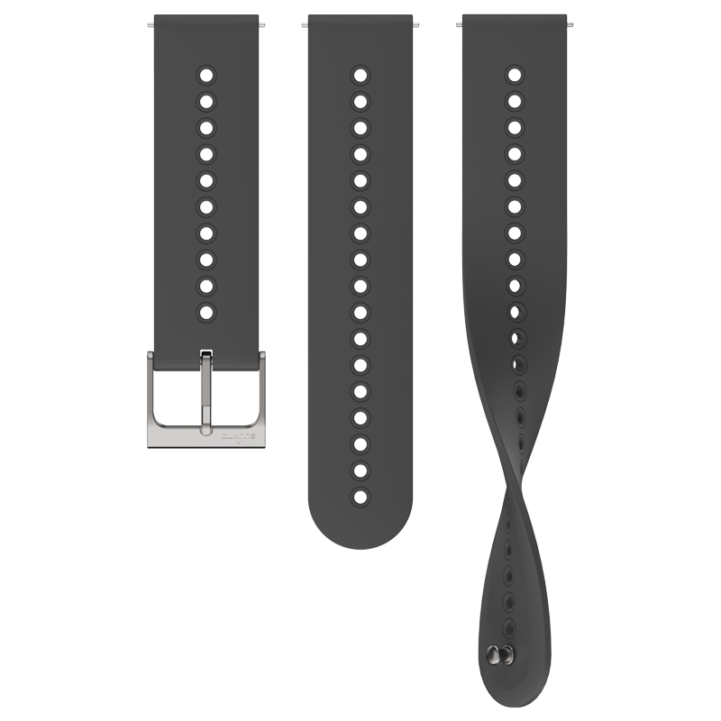 Suunto 22mm Urban 4 Silicone Strap Slate Gray S+M Watch Band