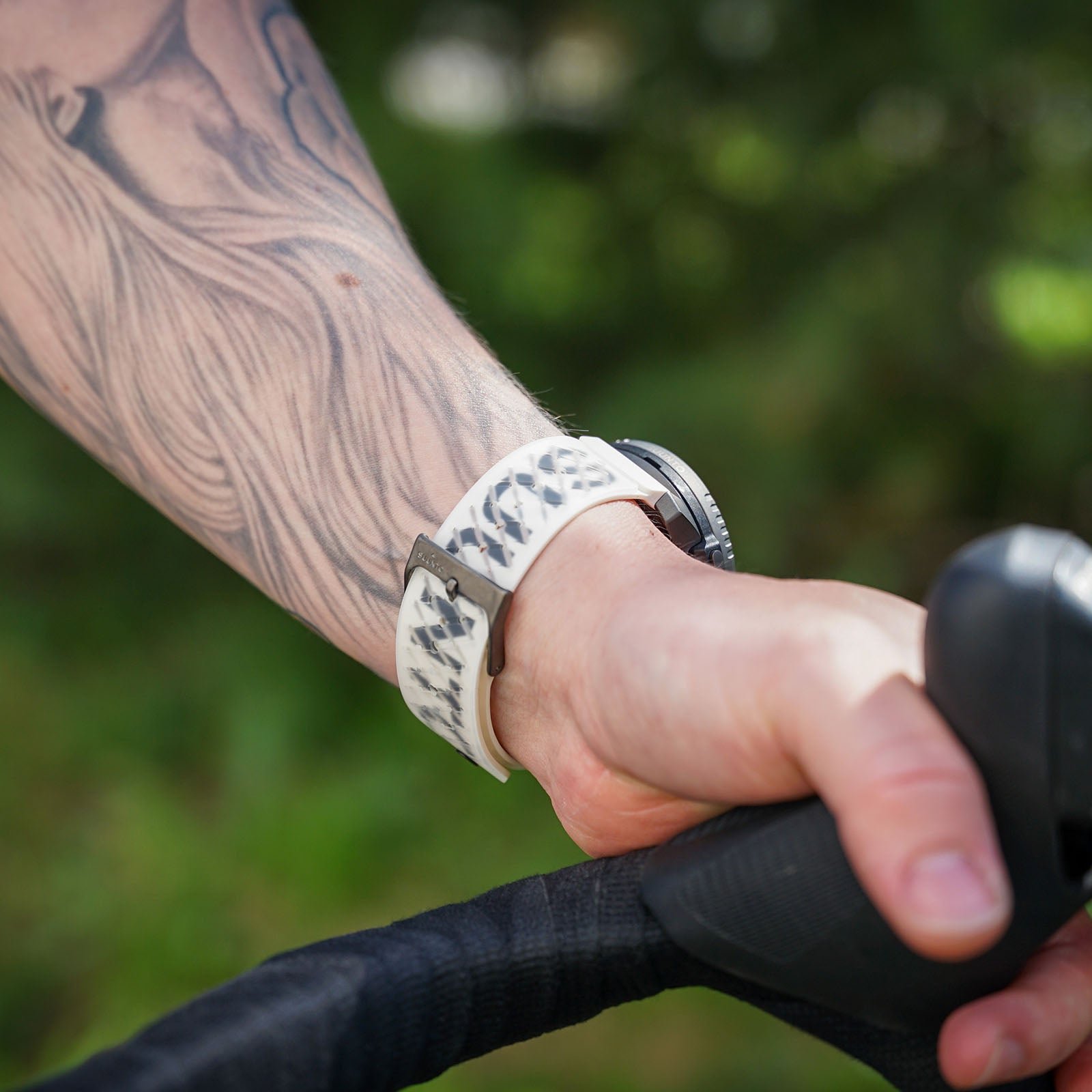 Suunto 22mm Athletic 5 Silicone Strap Pearl White S+M Watch Band