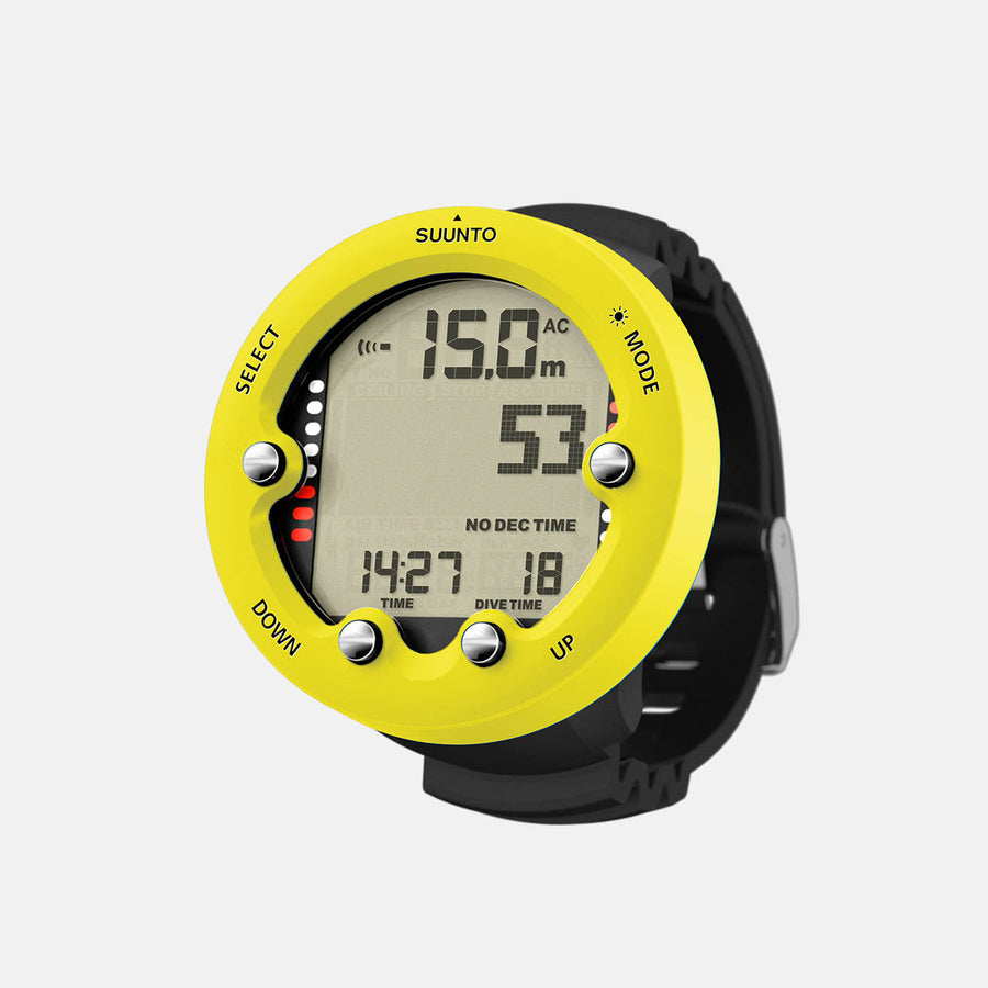 Suunto Zoop Novo Lemon Yellow - Easy-to-use big display dive computer