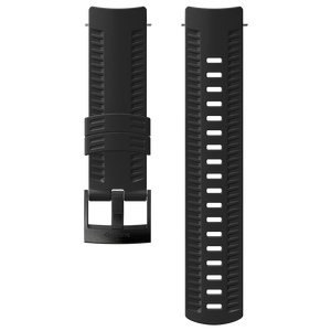 Suunto 24mm Athletic 2 Silicone Strap Black Black Size M Watch Band