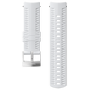 Suunto 24mm Athletic 2 Silicone Strap White Steel Size M Watch Band