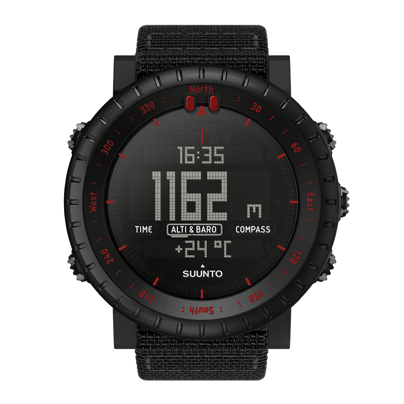 SUUNTO CORE Black Red Outdoor Sports Watch