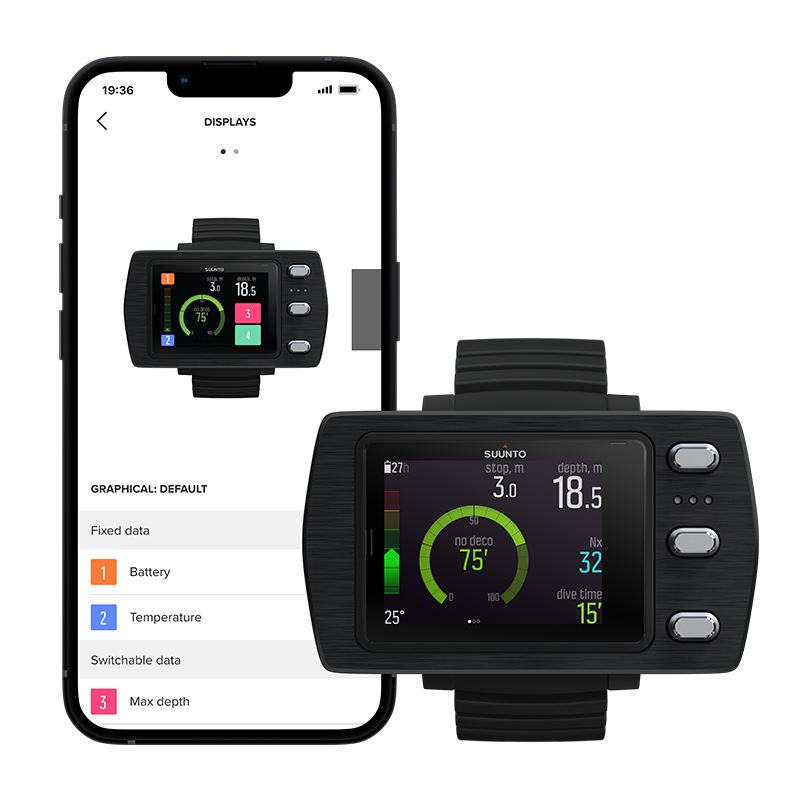 SUUNTO EON STEEL BLACK Dive Computer Watch