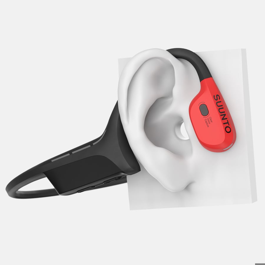 Suunto Wing open ear headphones ergonomic design