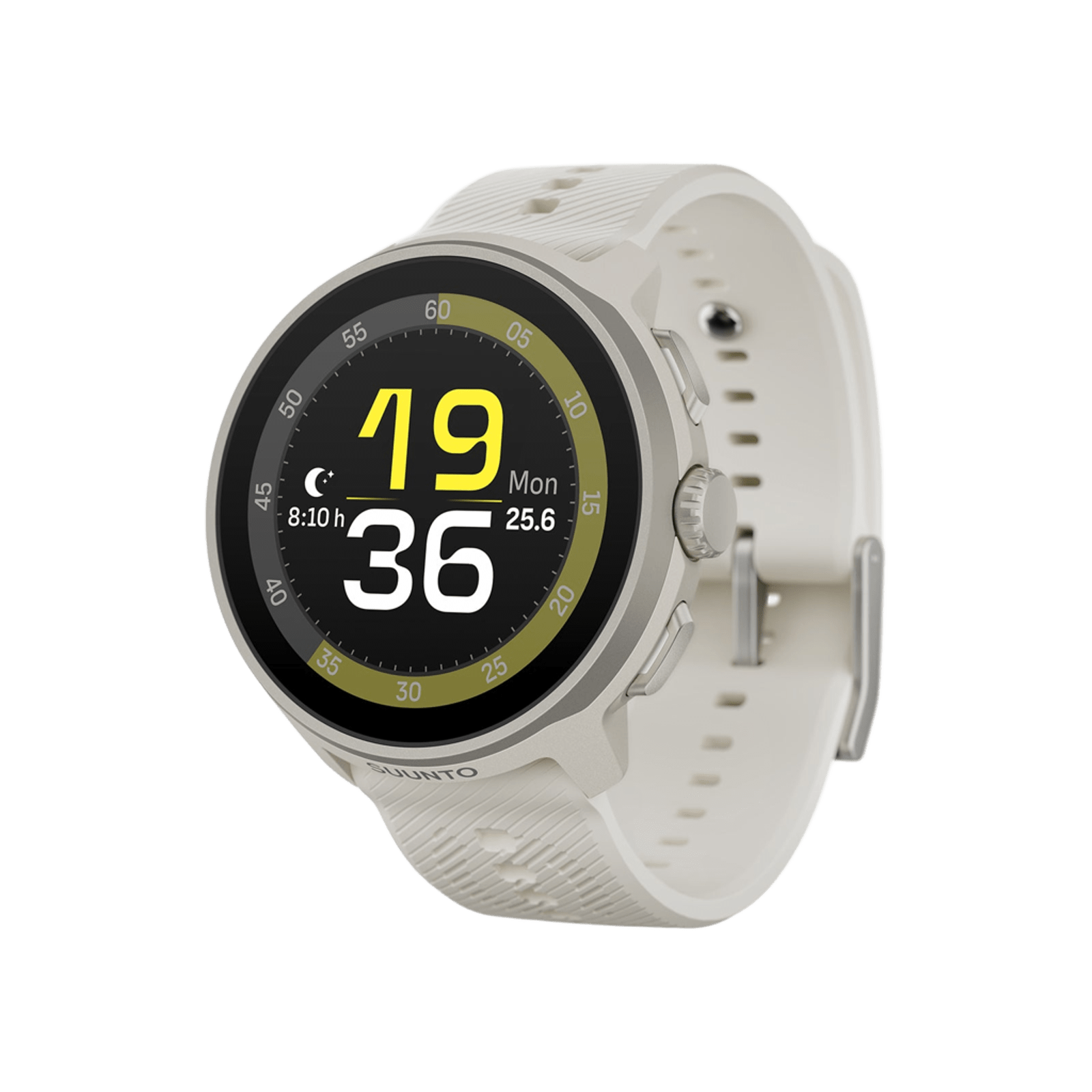 Suunto Run Frost Gray with Silicone Strap
