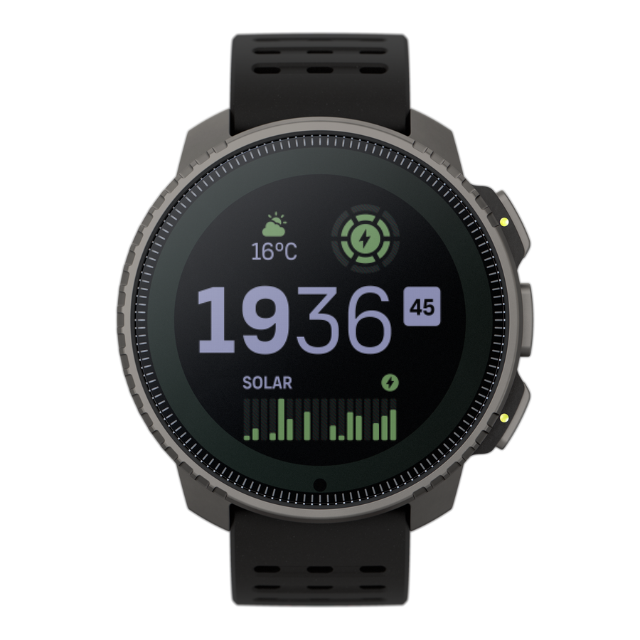 SUUNTO VERTICAL Titanium Solar Black GPS Adventure Sports Watch